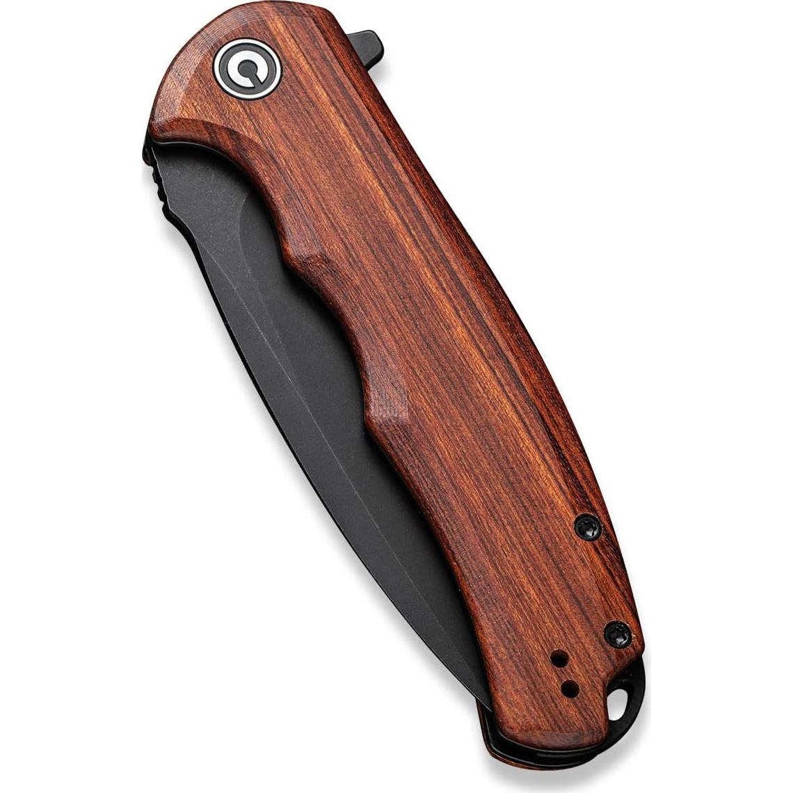 Cuchillo Plegable CIVIVI C803H Hoja Negra 9.53 cm Madera