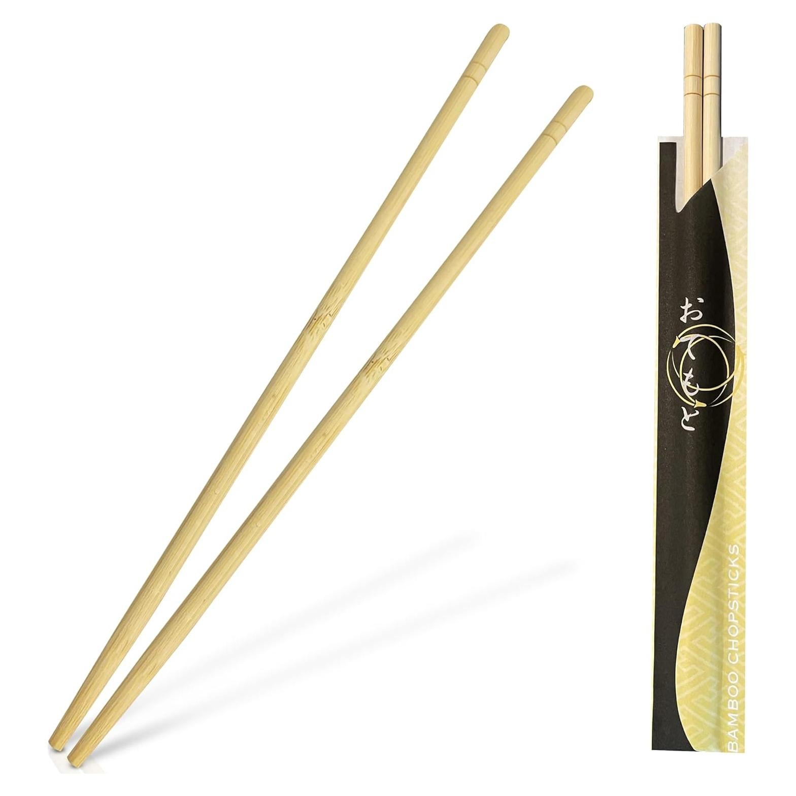 Palillos Desechables de Bambú Mono Albino 23.5 cm - 100 Pares