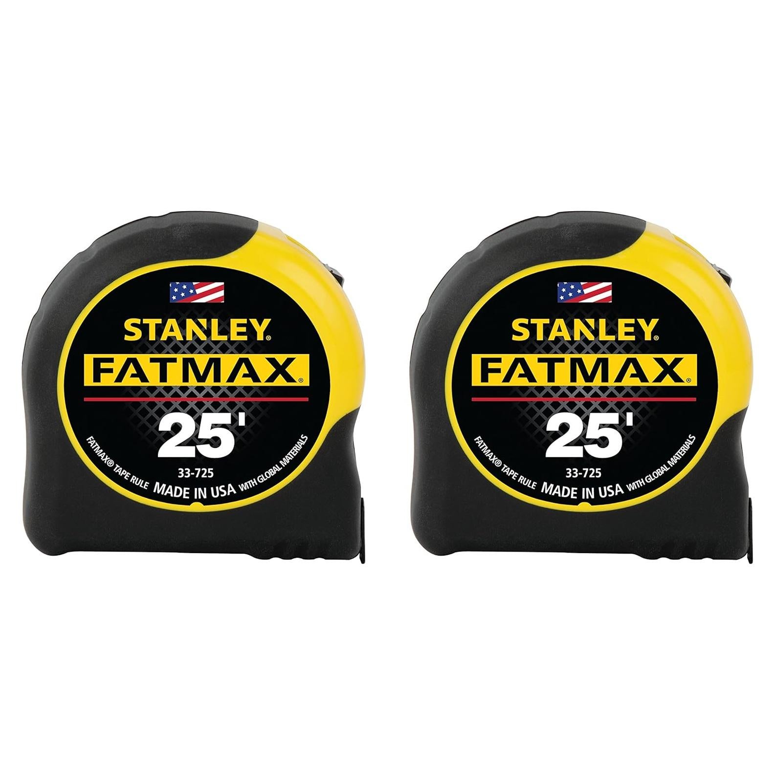 Cinta Métrica Stanley FatMax 7.62 m 2PK con bloqueo