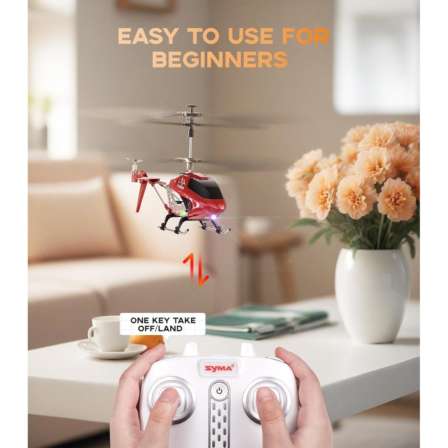 Helicóptero RC SYMA S107H-E con Estabilizador y Altura Fija