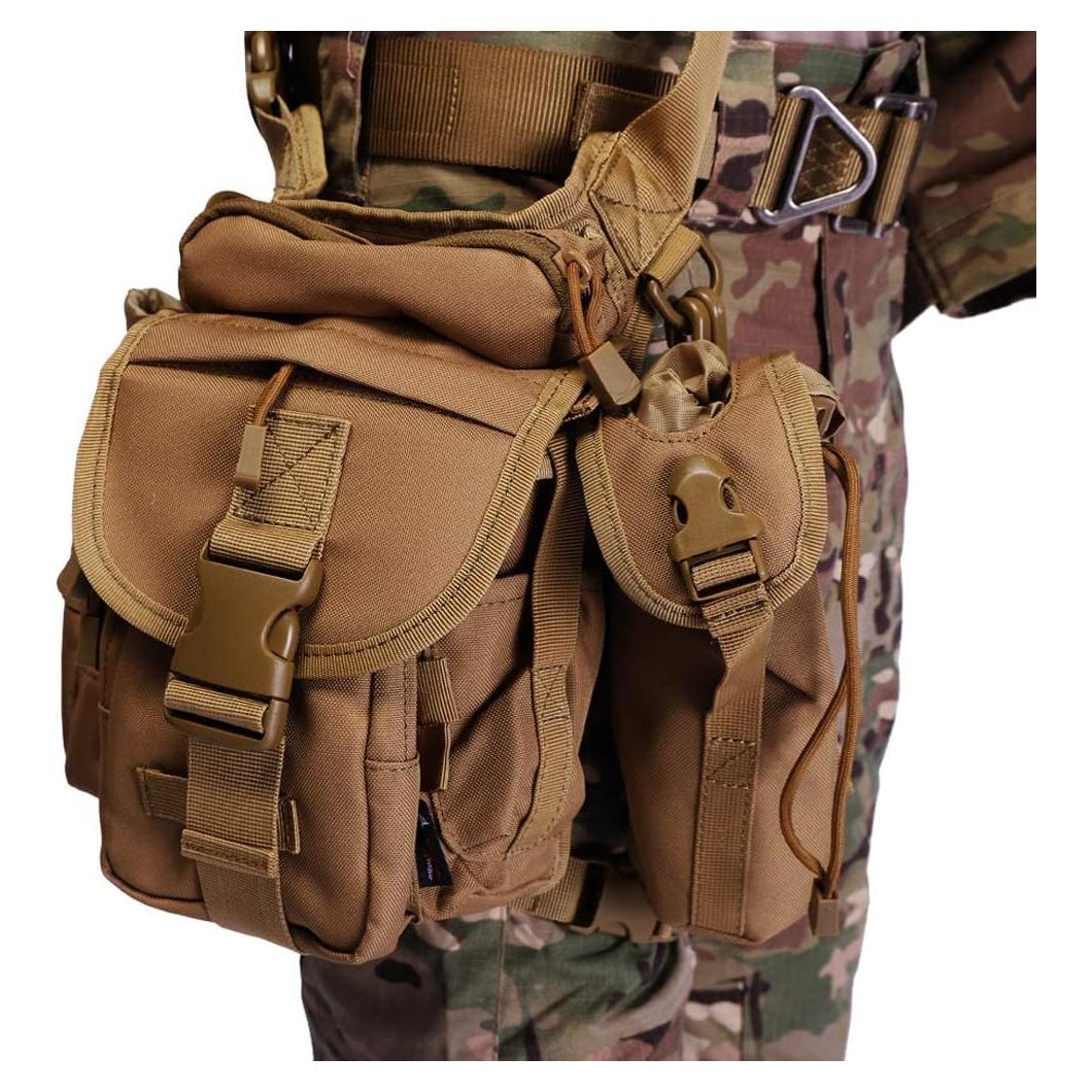 Bolsa táctica militar ANTÁRTIDA impermeable 21x30 cm