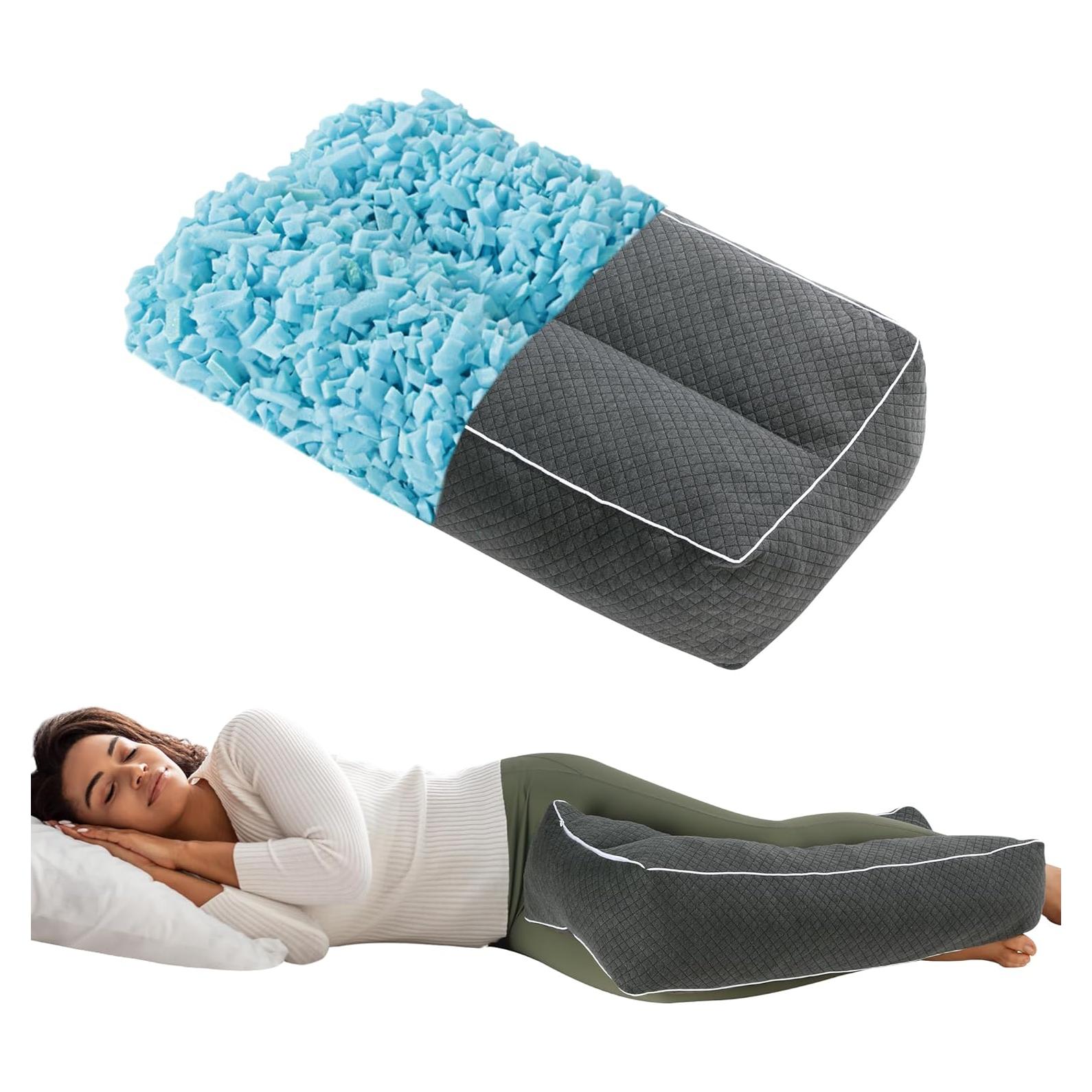 Almohada de Rodilla HOMBYS Espuma Viscoelástica 66 cm Gris