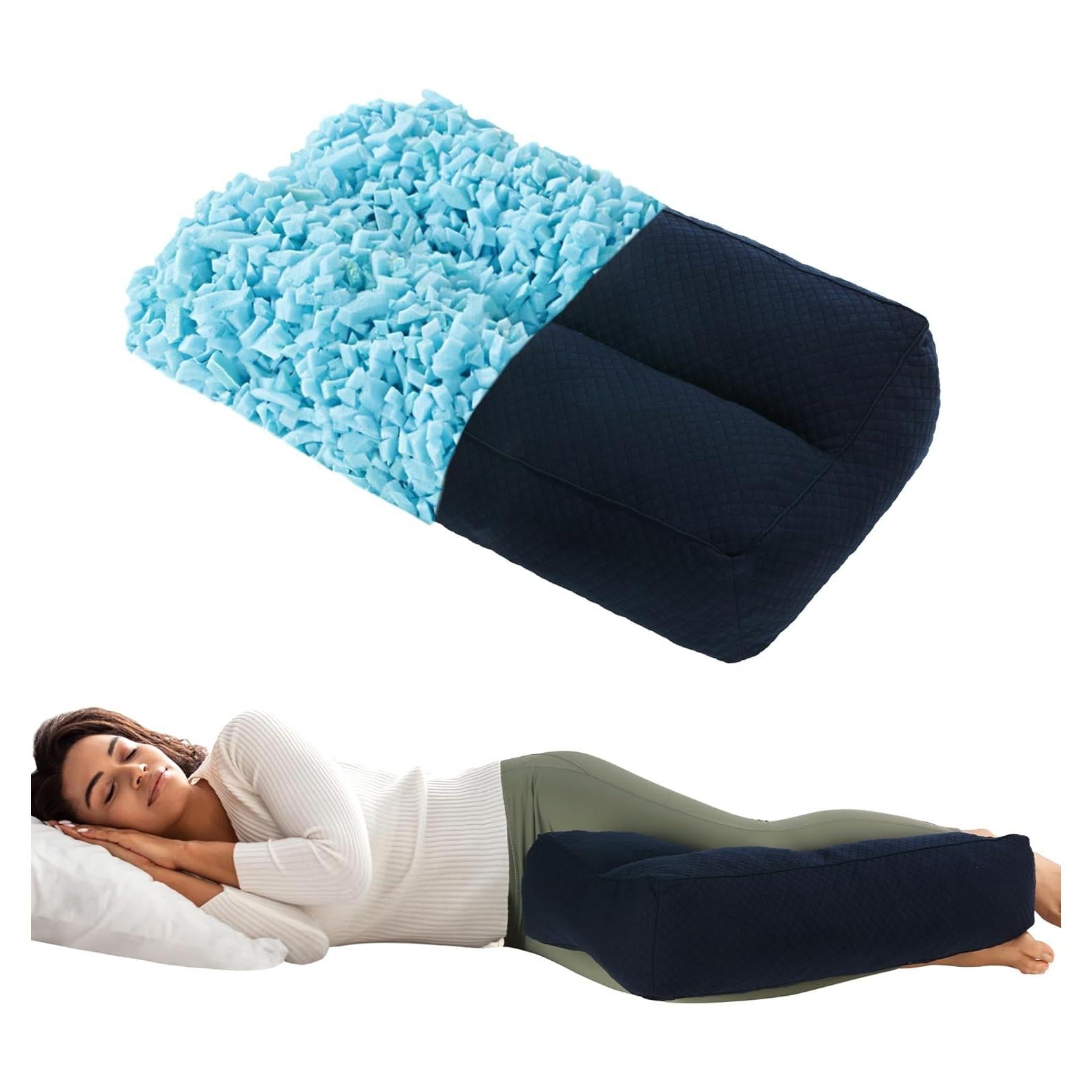 Almohada de Rodilla HOMBYS Espuma Viscoelástica 14 cm Azul Marino