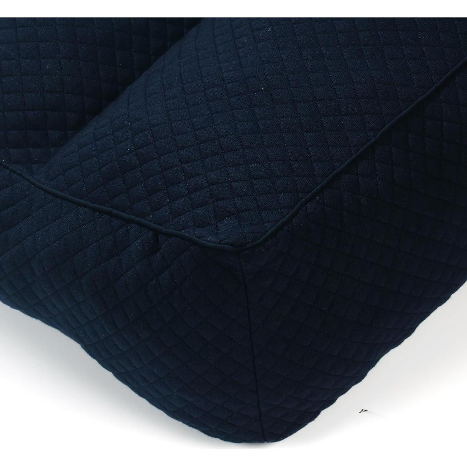 Almohada de Rodilla HOMBYS Espuma Viscoelástica 14 cm Azul Marino