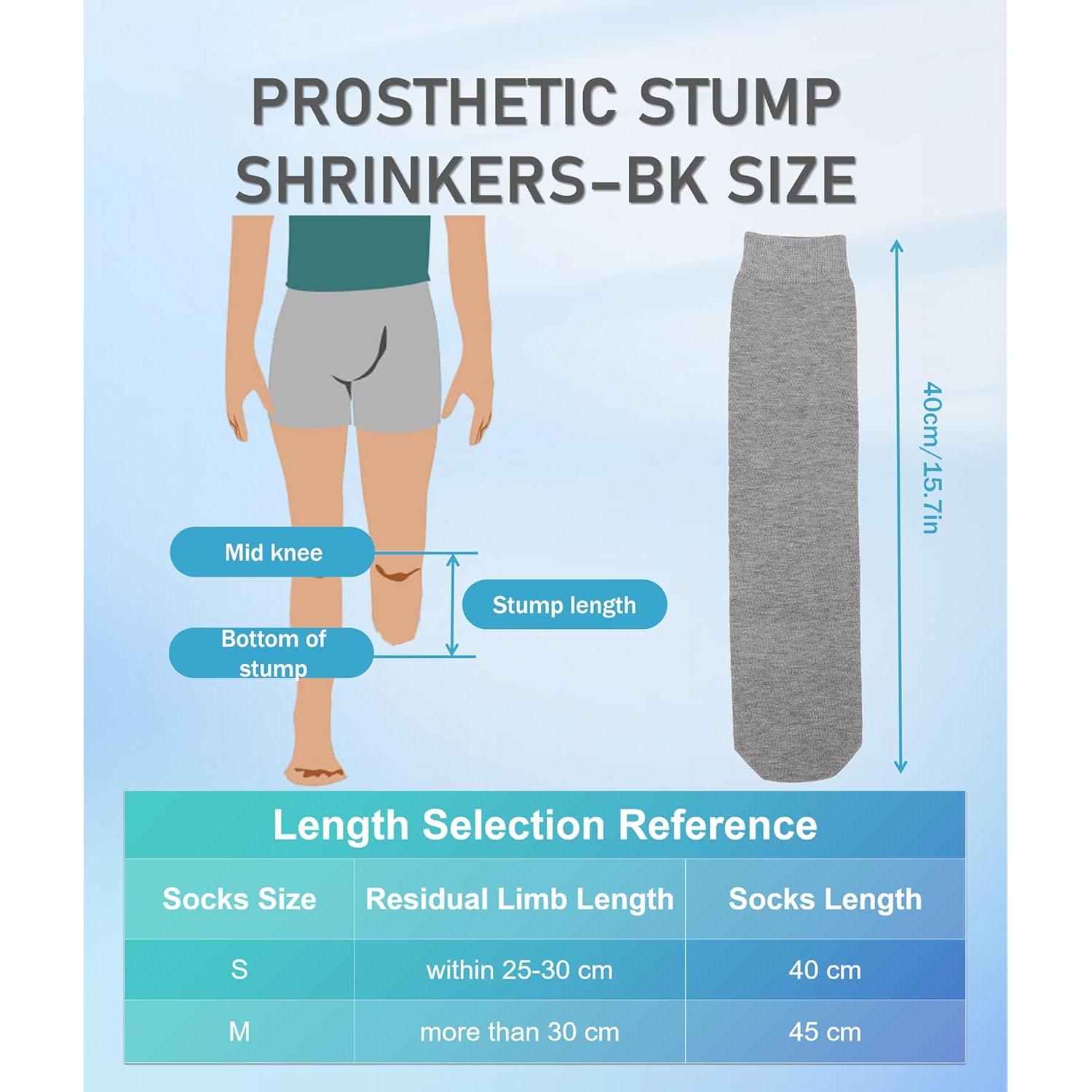 Calcetines para Amputados Jiawu - Reductor de Muñón L