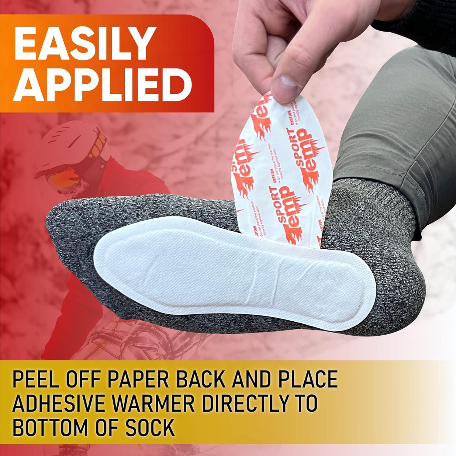 Calentadores de Plantillas Sport Temp - 20 Pares, 10 Horas Calor