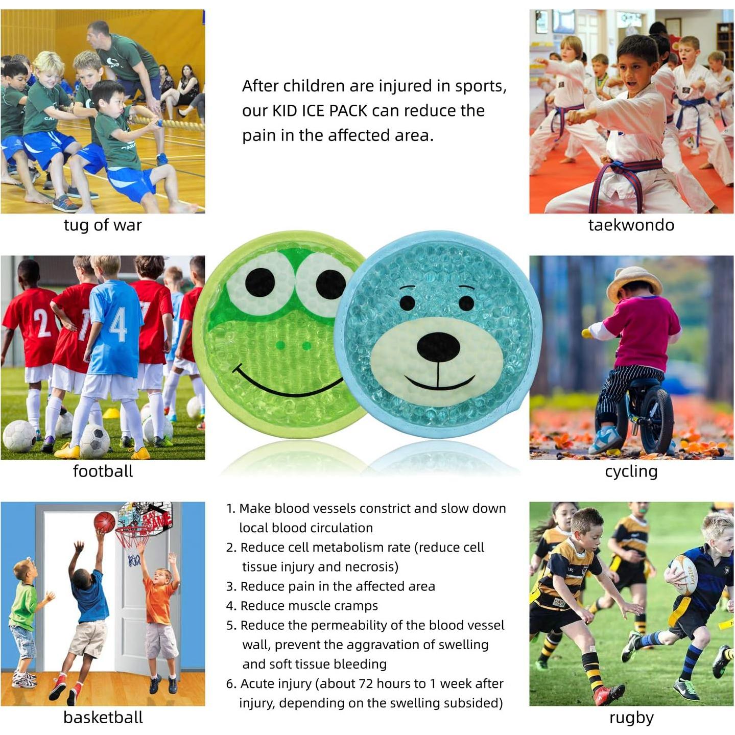 Paquete de Hielo para Niños Morelei - 2 Gel Frío/Caliente 12.45 cm