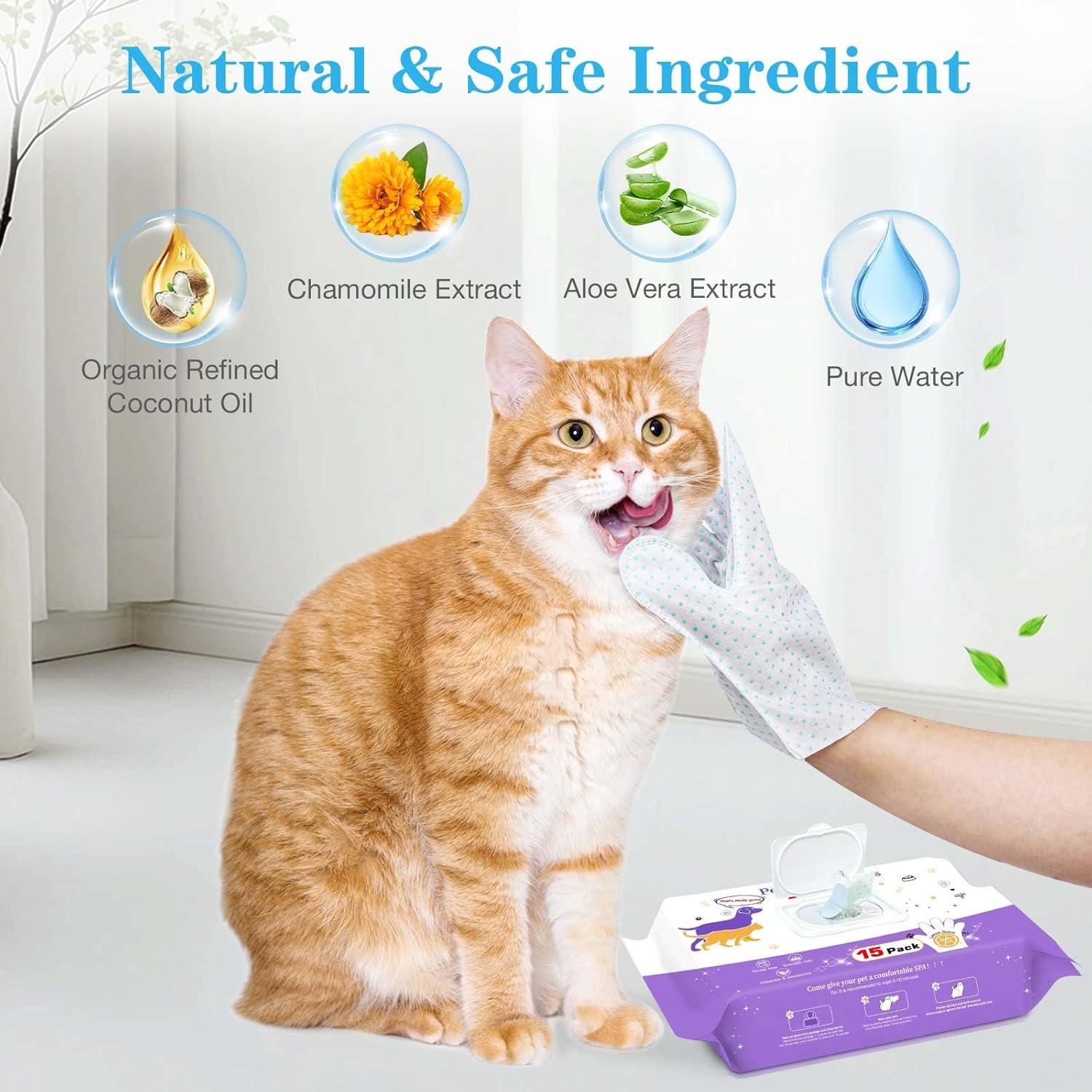 Guantes de Limpieza para Mascotas ALWZ-RDY 15 Pcs Desodorantes