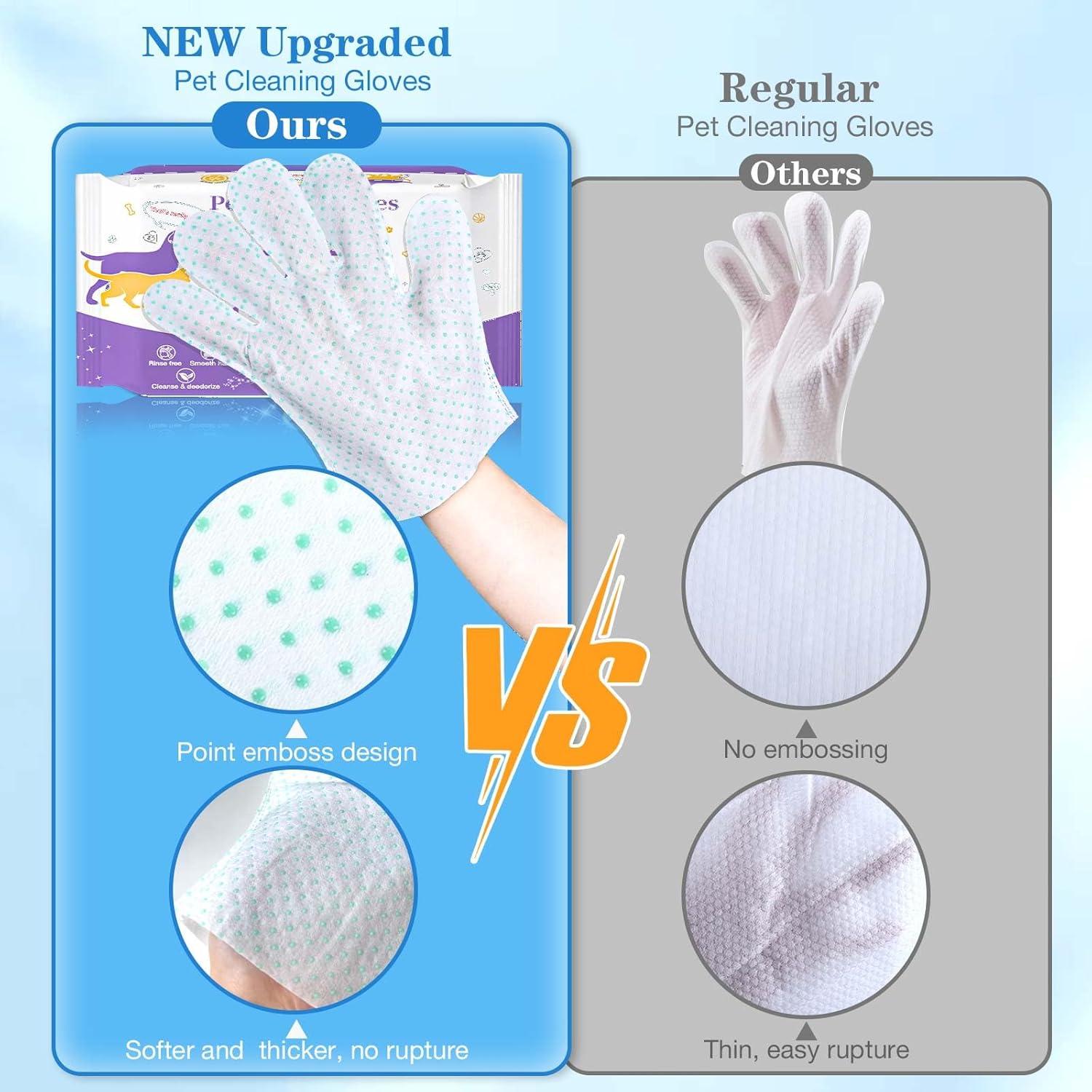 Guantes de Limpieza para Mascotas ALWZ-RDY 15 Pcs Desodorantes