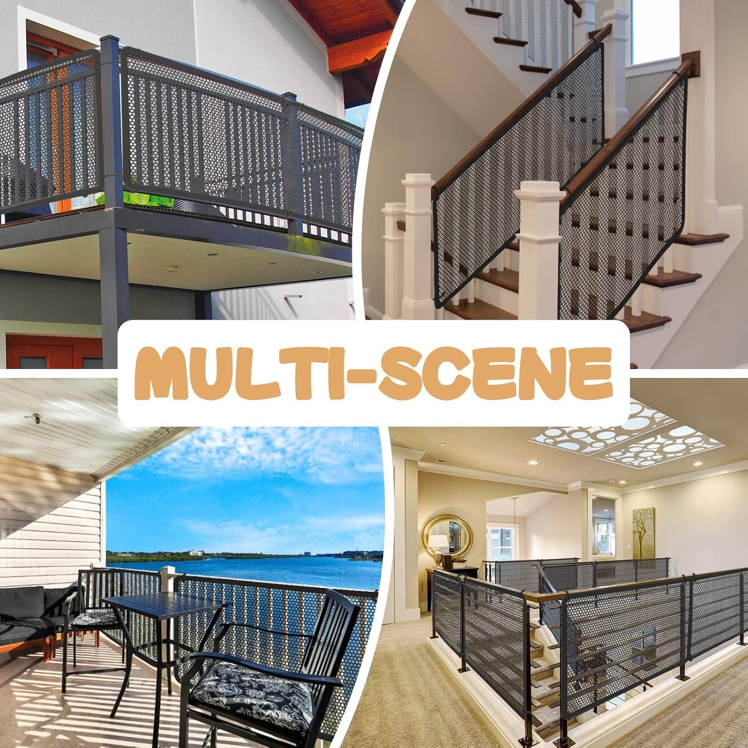 Red de Seguridad para Barandilla Bebés y Mascotas Gulissa 3m x 0.9m