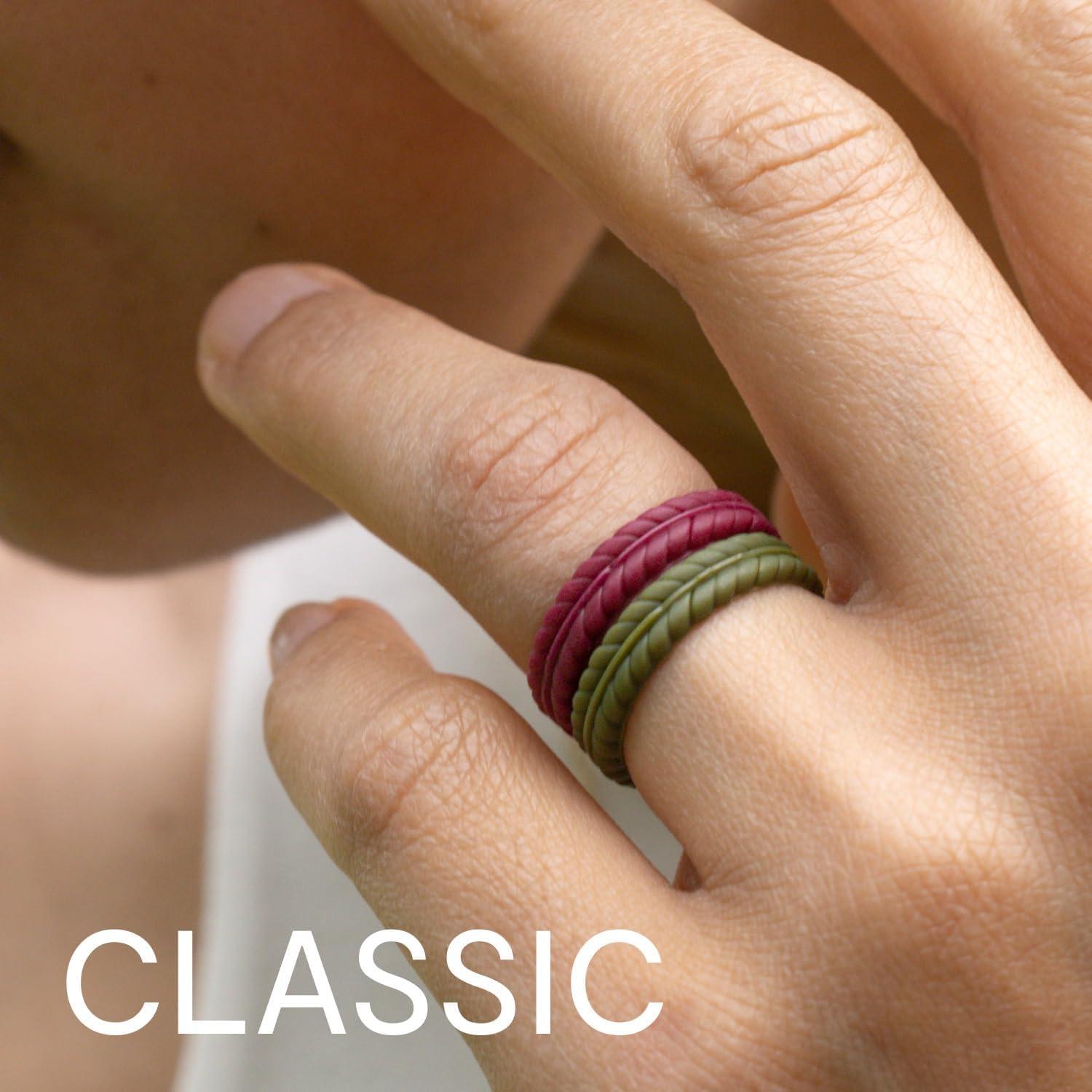 Anillo de Boda de Silicona ROQ para Hombres - 8 mm - Varios Colores