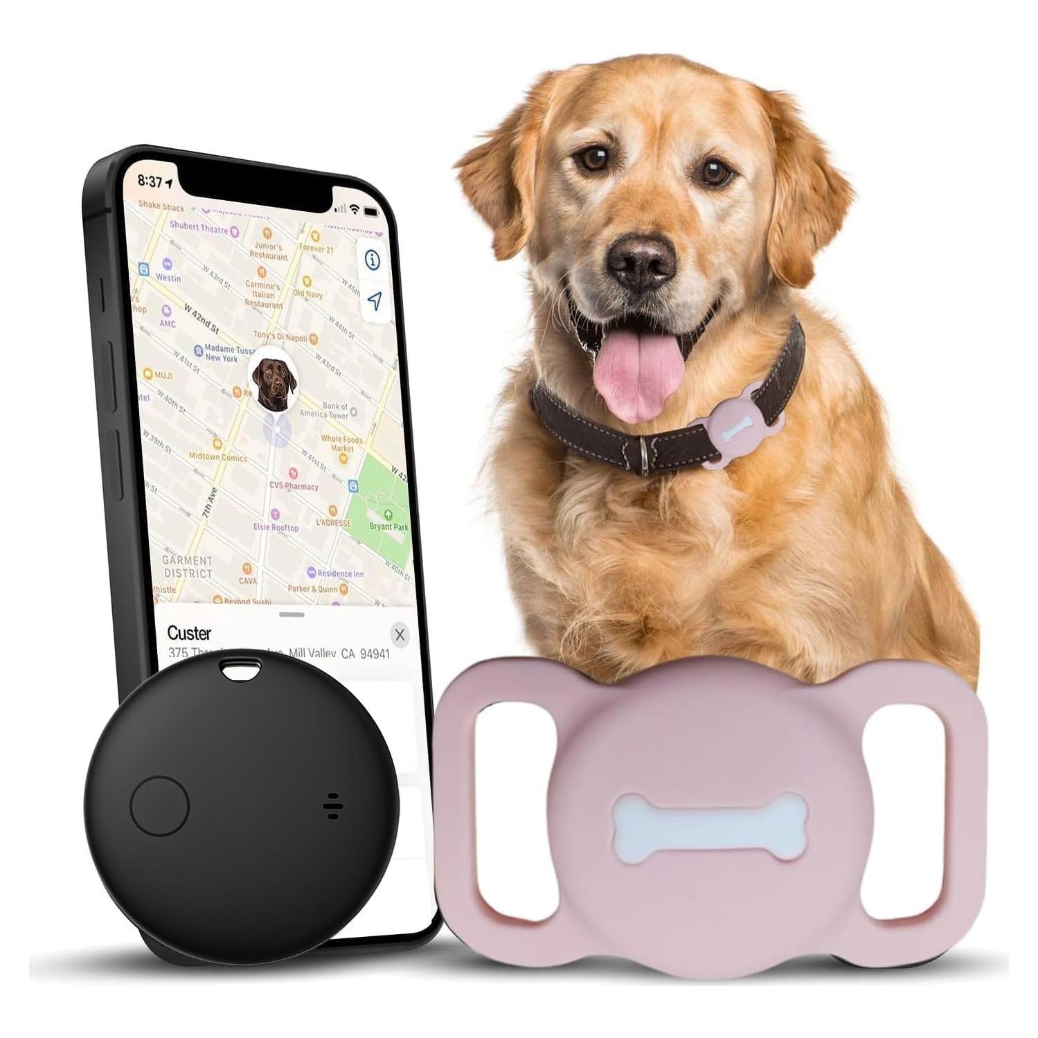 Rastreador de Mascotas Veeind Rosa para iOS - Sin GPS