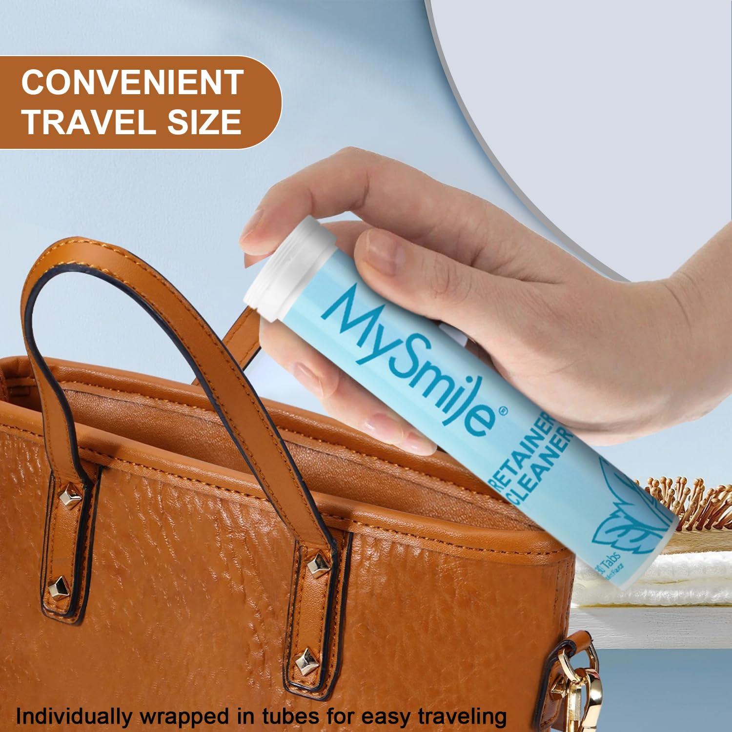 Limpiador de Retenedores MySmile 120 Tabletas Menta