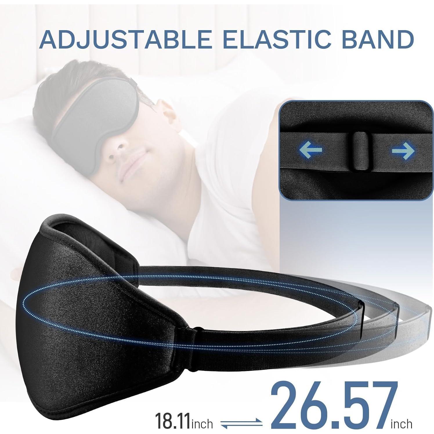 Máscara de Sueño 3D FlyCoco para Ojos - Bloqueo Total de Luz