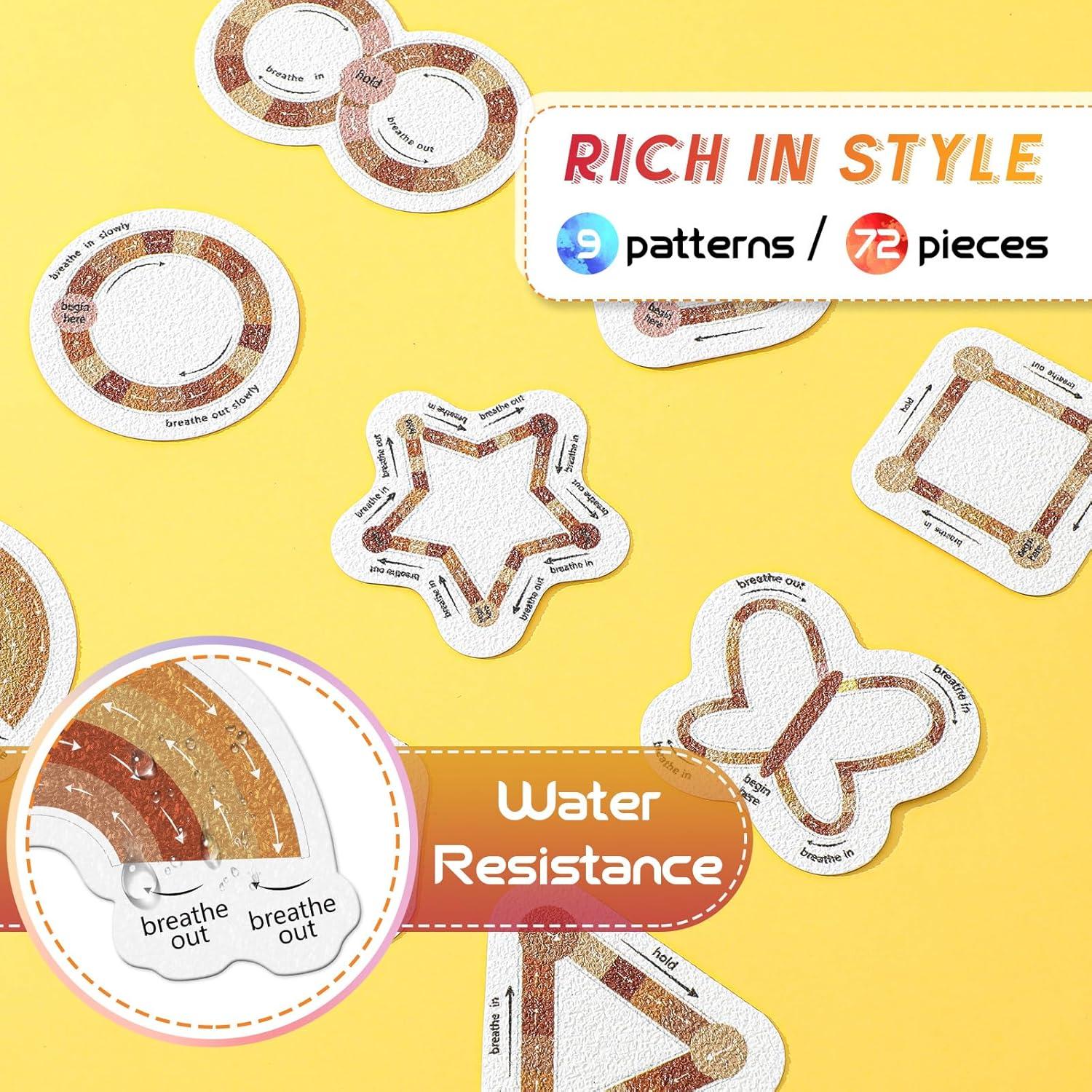 Calcomanías Sensoriales Antiestrés Gersoniel 72 Pcs Boho