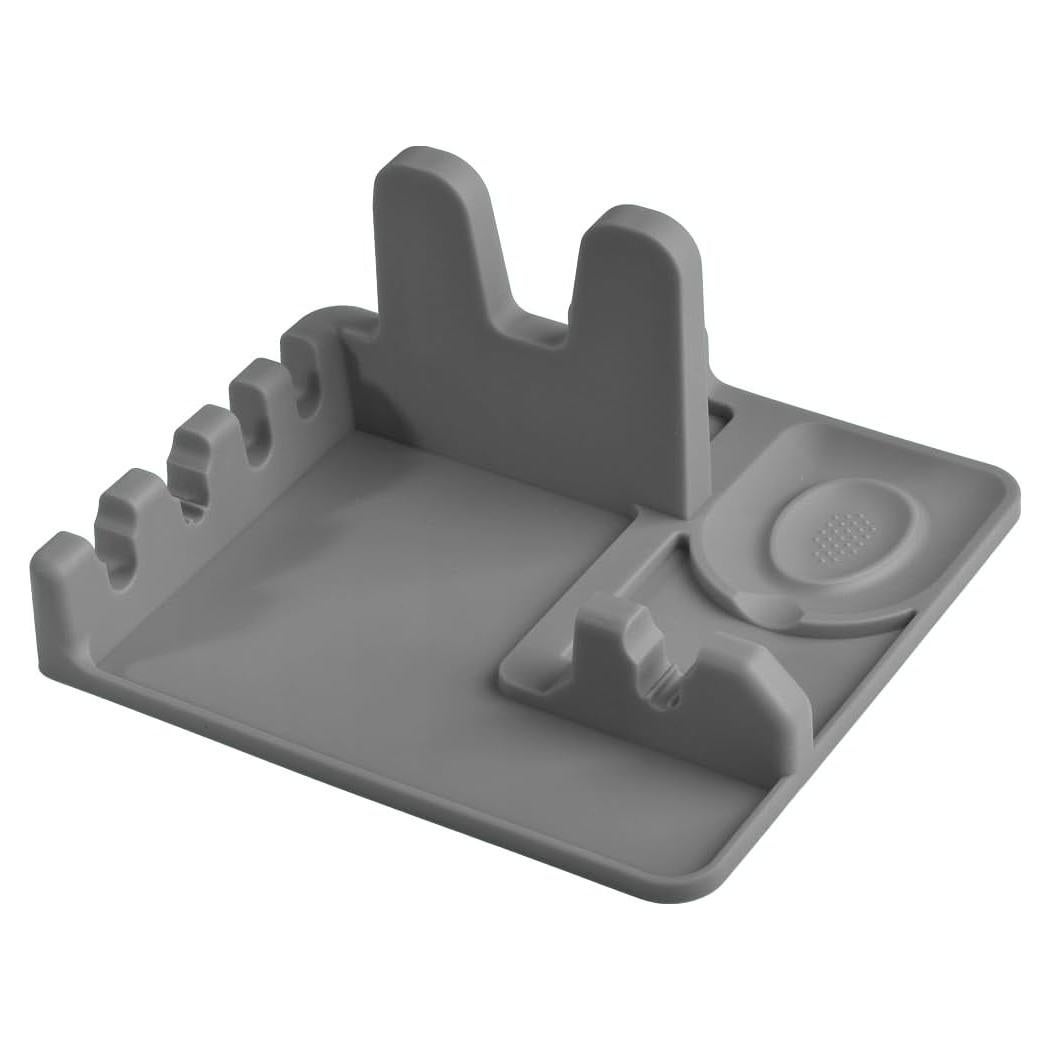 Soporte de Cuchara de Silicona Cozihom Gris Antideslizante