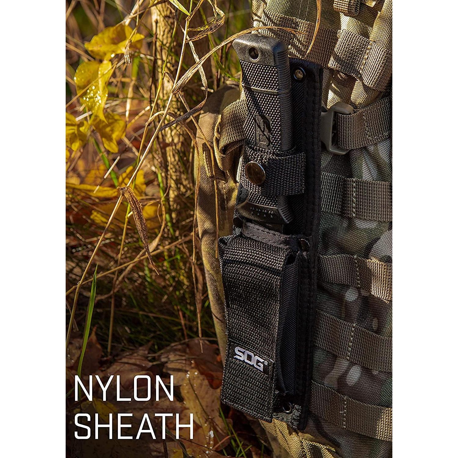 Cuchillo SOG SEAL Pup con funda - Cuchillo de caza 12.07 cm