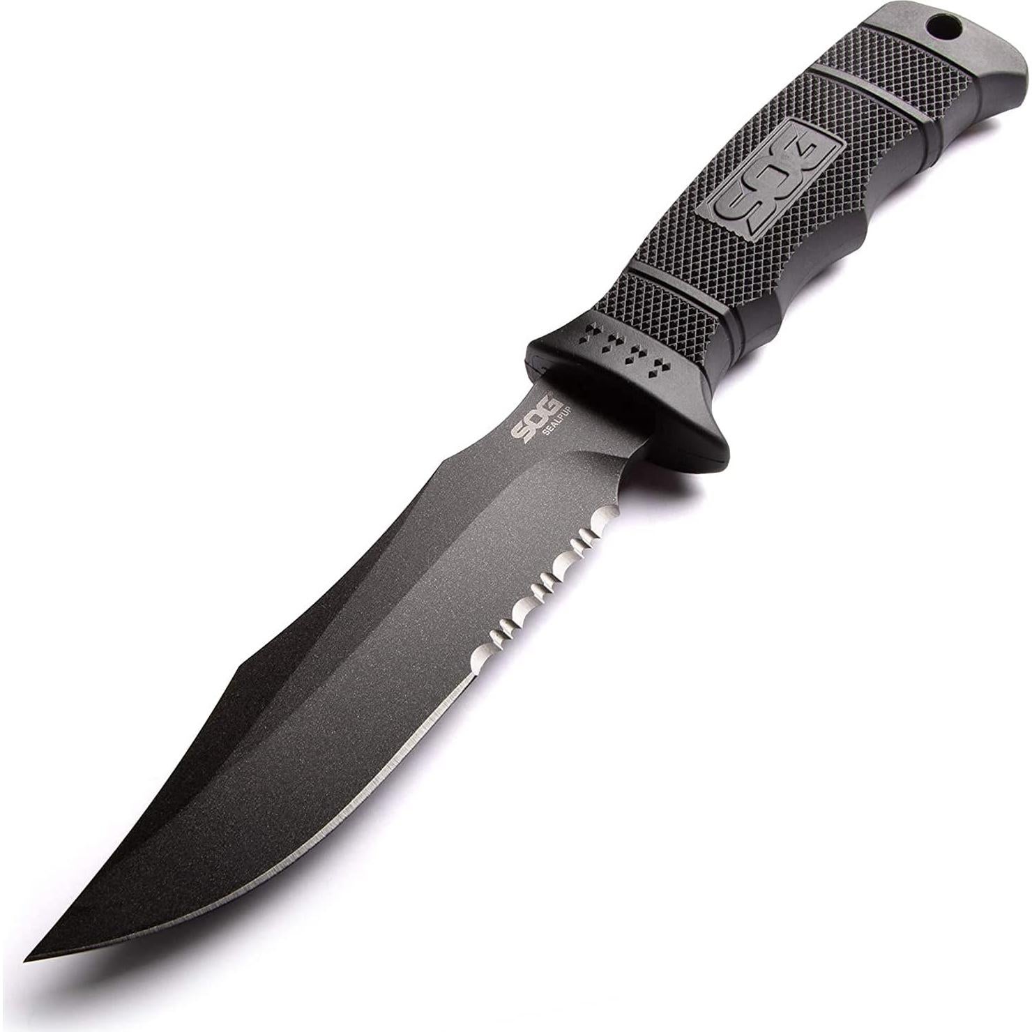 Cuchillo SOG SEAL Pup con funda - Cuchillo de caza 12.07 cm