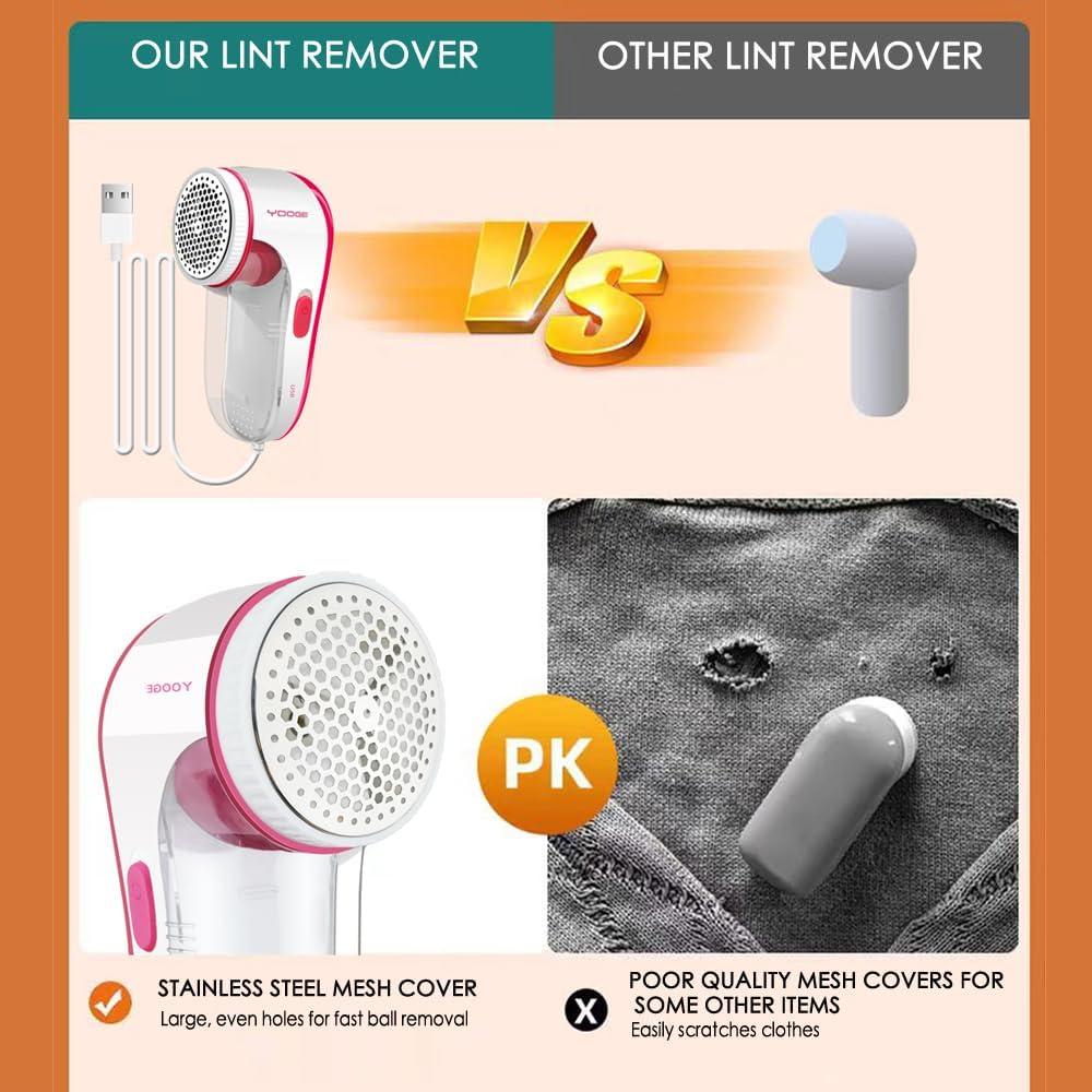 Removedor de Pelusa Eléctrico Nayoge YG-208 USB 190g