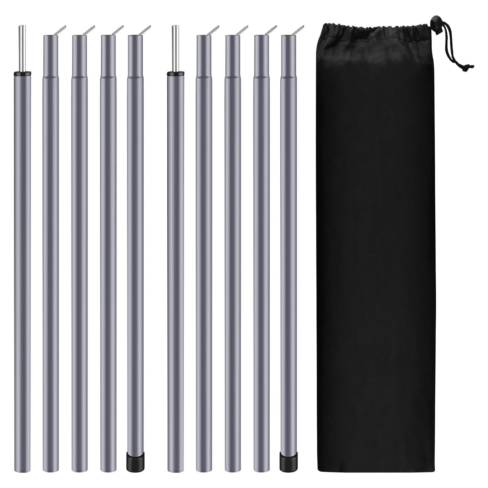 Postes de tienda Neween ajustables, set de 2, 194 cm