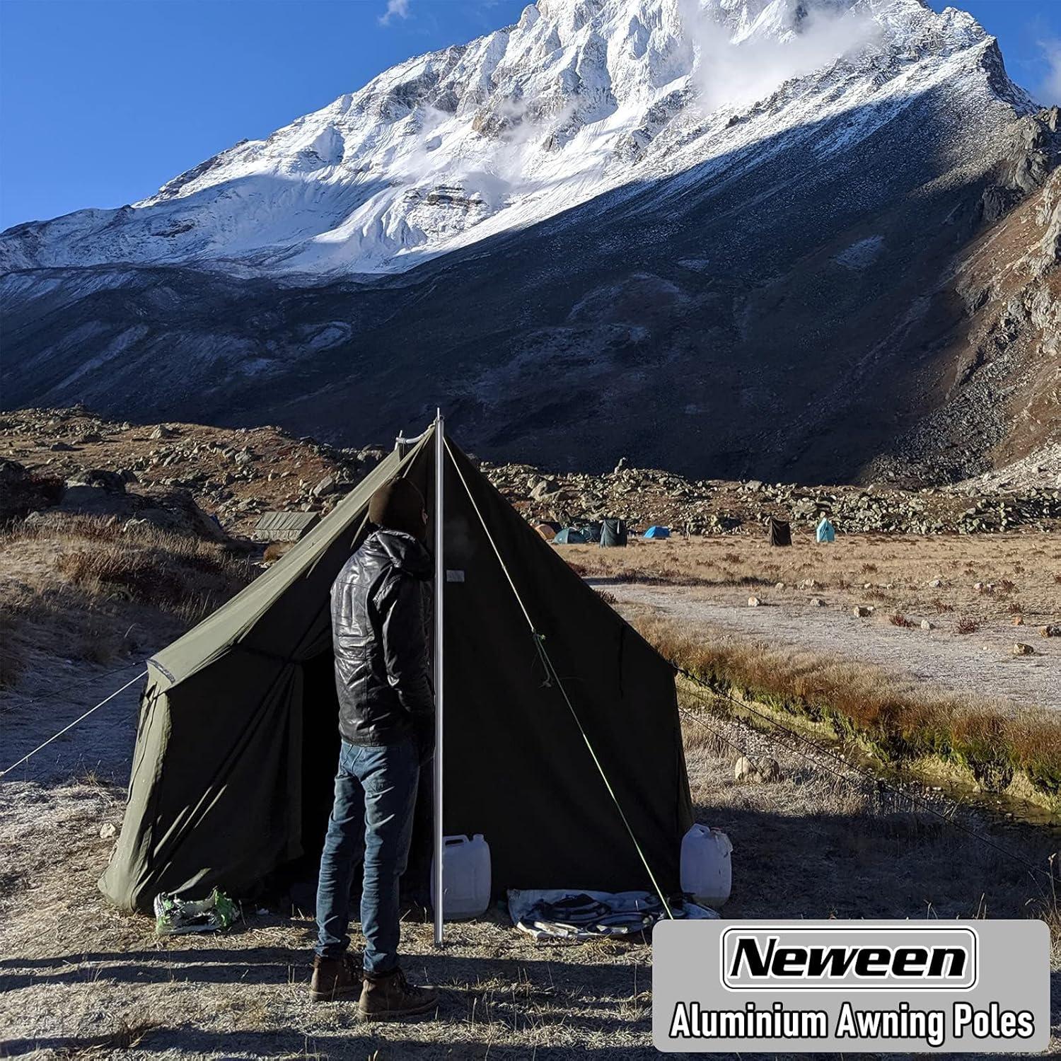 Postes de tienda Neween ajustables, set de 2, 194 cm