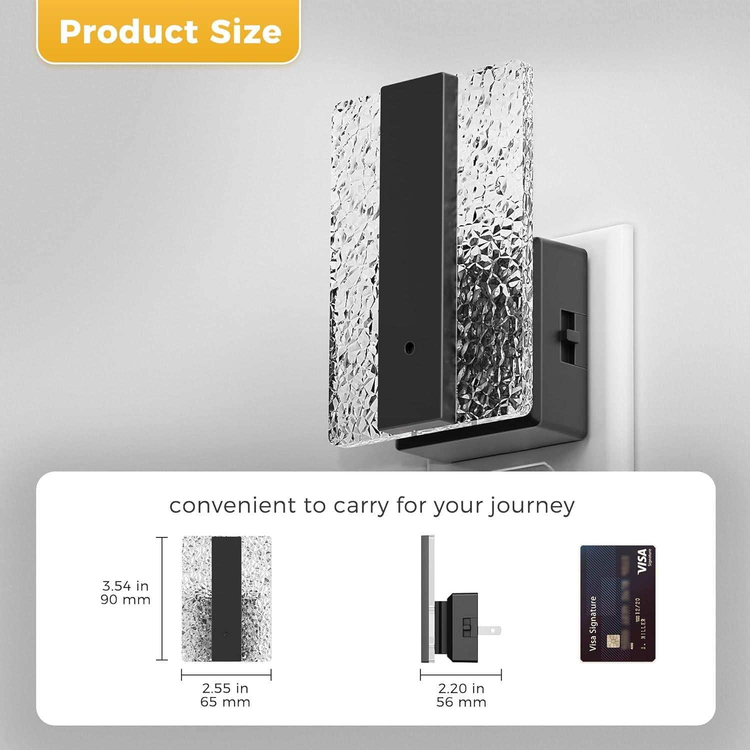 Luz Nocturna LED Regulable LOHAS con Sensor Automático 3000K