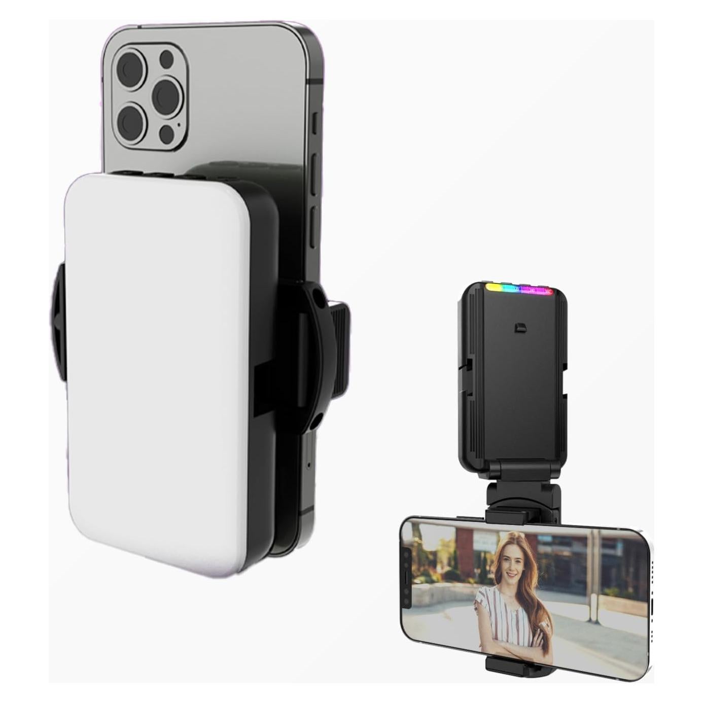 Luz Giratoria LED Recargable LimoStudio 360° 17 Efectos Color