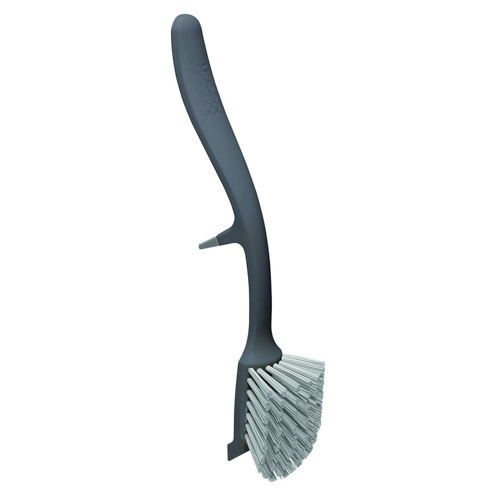 Joseph Joseph Edge Dish Brush with Integrated Sink Rest, Grey