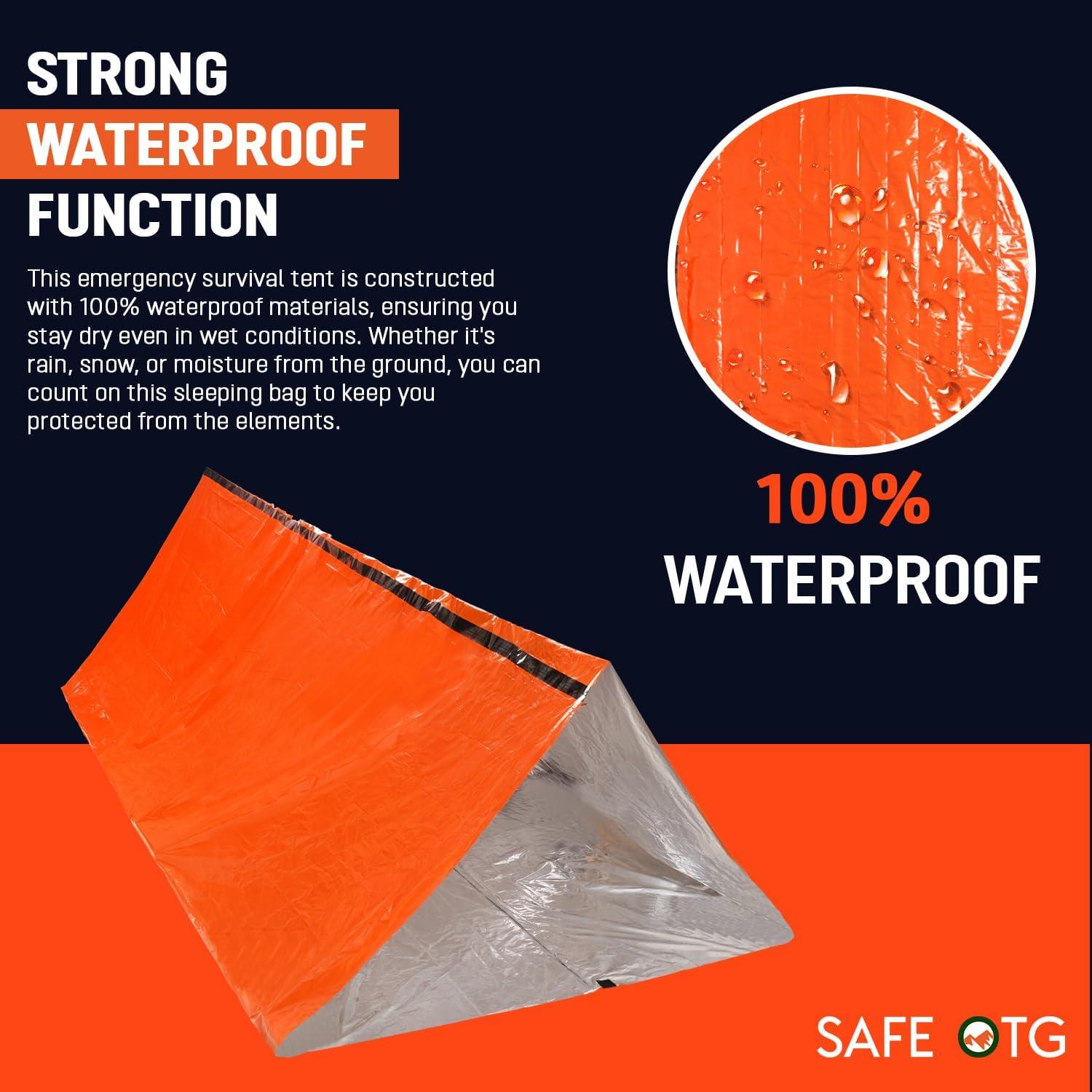 Tienda de Supervivencia Mylar 2 Personas SAFE OTG