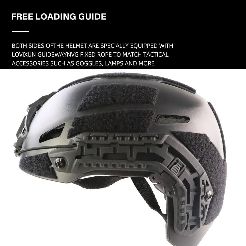 Casco Táctico Airsoft Booiu Ruiweixun Talla M Negro