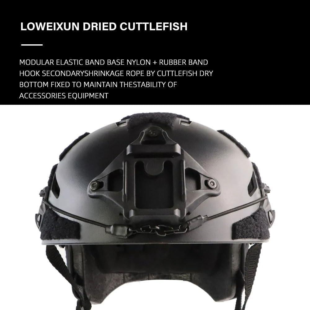 Casco Táctico Airsoft Booiu Ruiweixun Talla M Negro