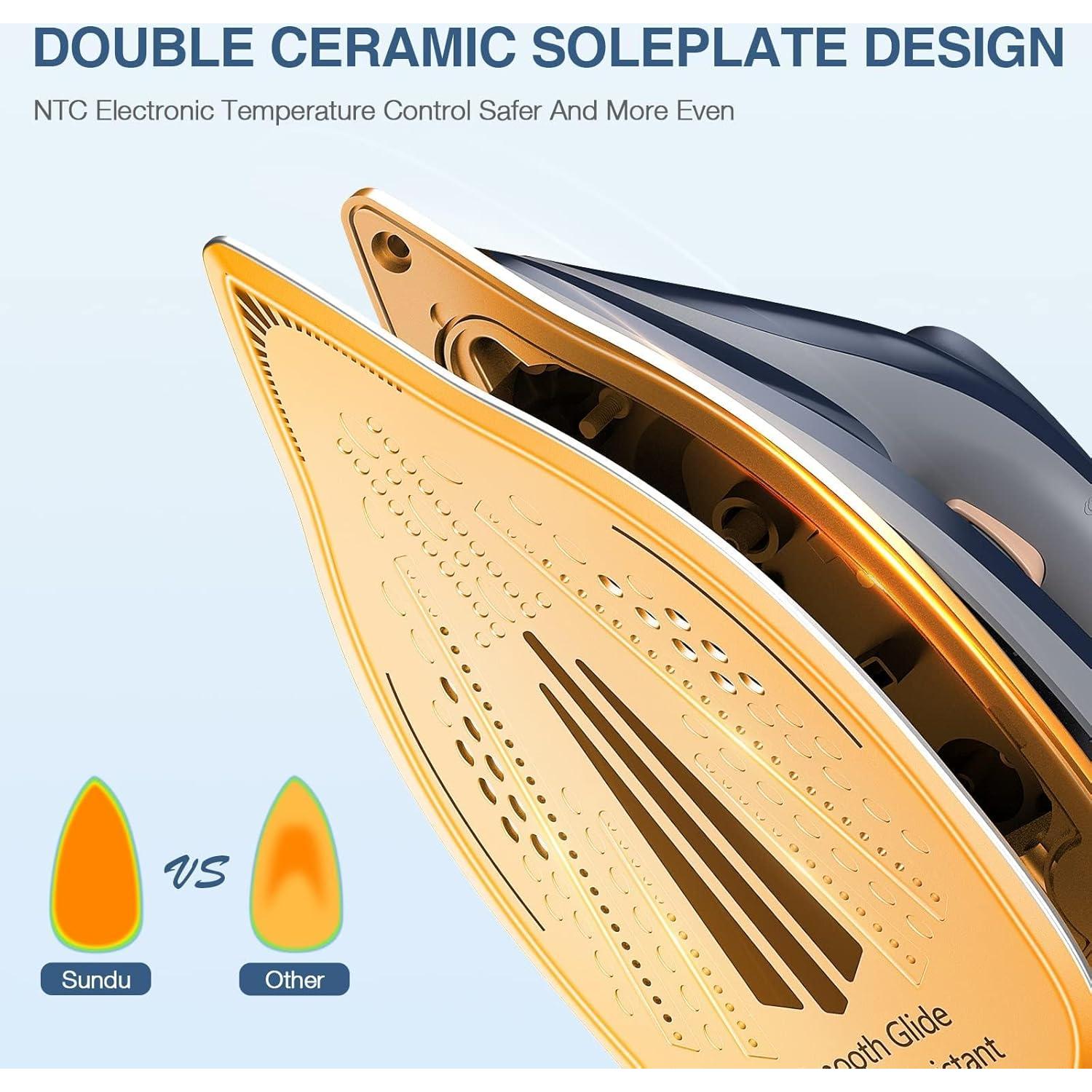 Estación de Vapor Sundu Pro 1800W Suela Cerámica 1.5L