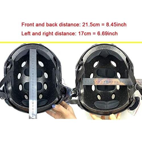 Casco Táctico Multifuncional ATAIRSOFT DE con Gafas y Visera