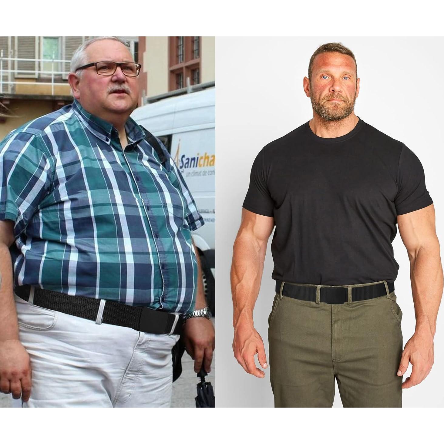 Cinturón Táctico Nylon Unisex 8 Piezas 150 cm Ajustable