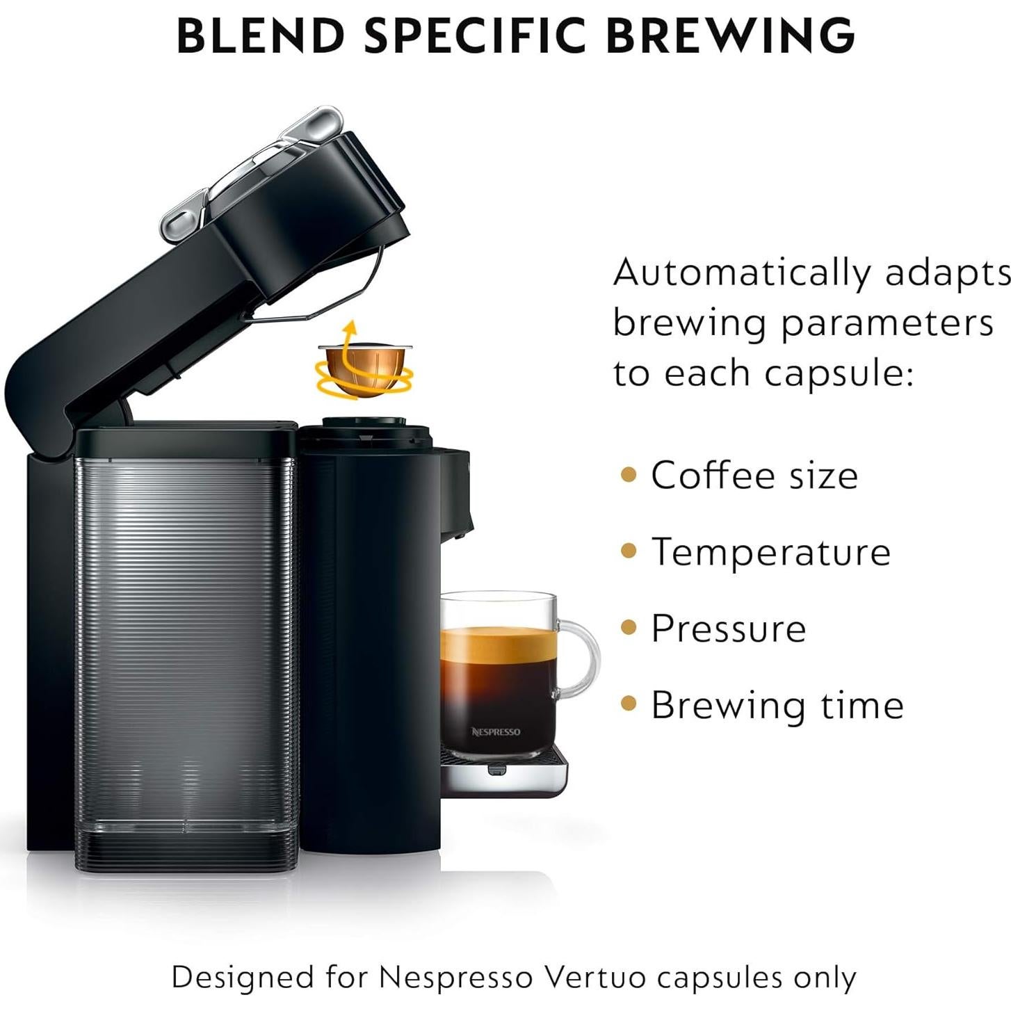 Cafetera Espresso Nespresso Vertuo De'Longhi Automática