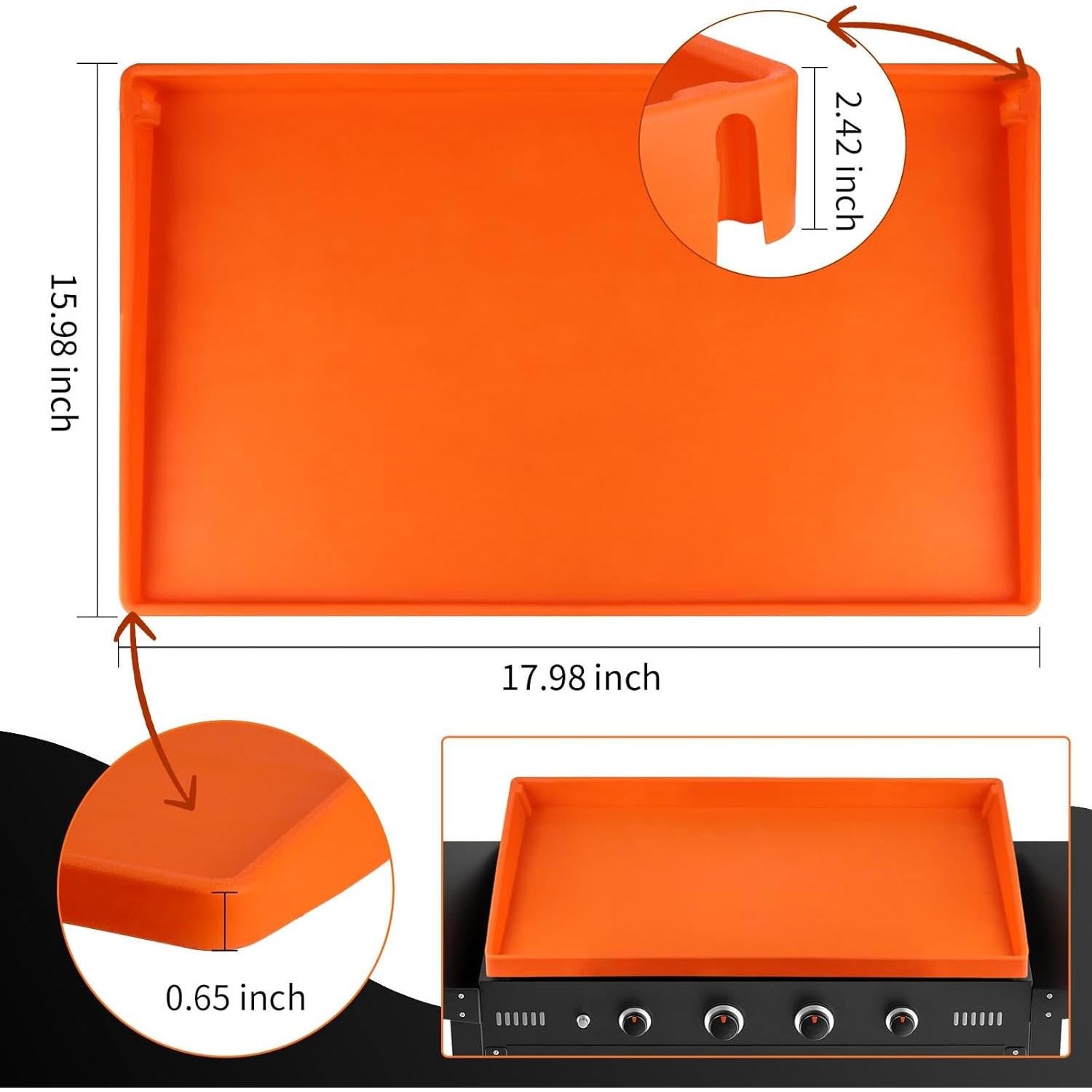 Alfombrilla de Silicona para Plancha Blackstone 45.72x40.64cm