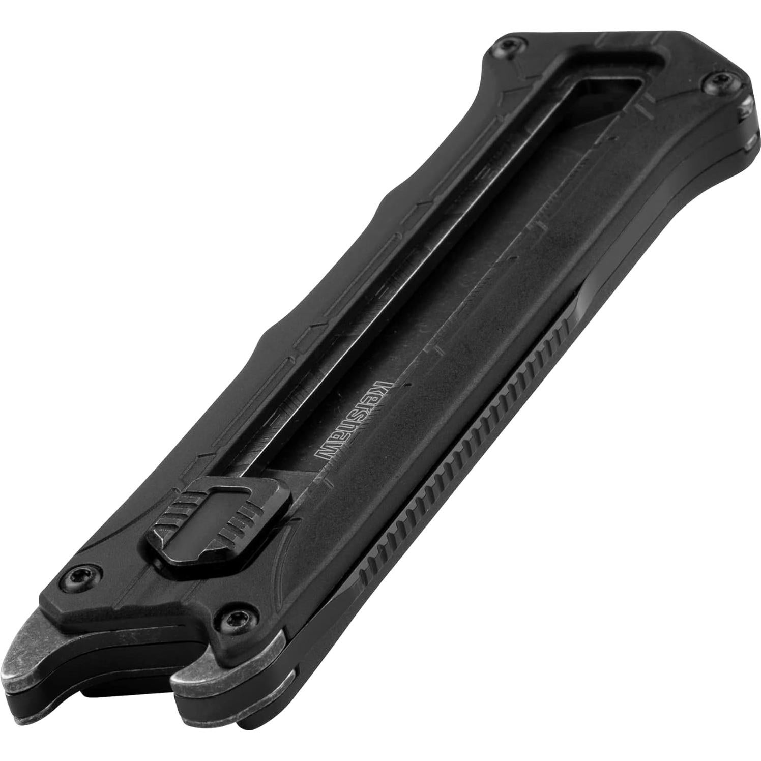 Cuchillo de bolsillo Kershaw Interstellar OTF negro con abridor