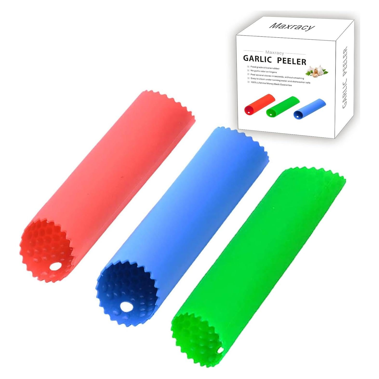 Tubo Pelador de Ajo de Silicona - Herramienta de Cocina