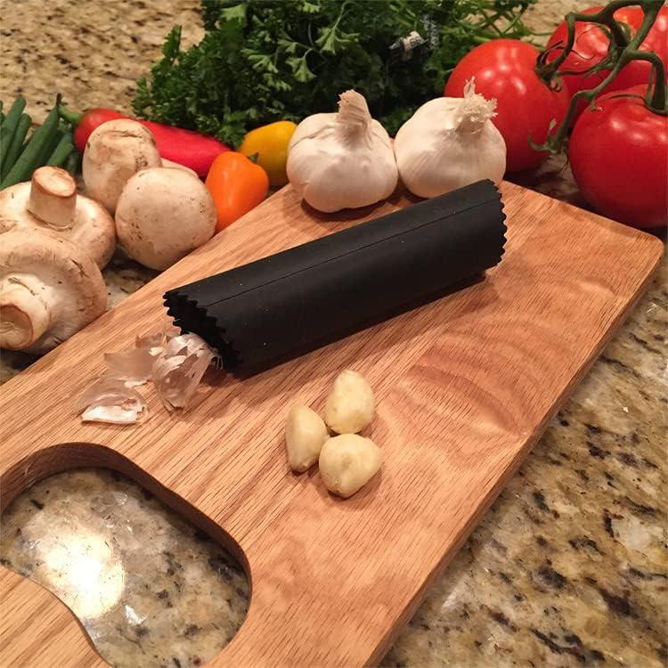 Tubo Pelador de Ajo de Silicona - Herramienta de Cocina