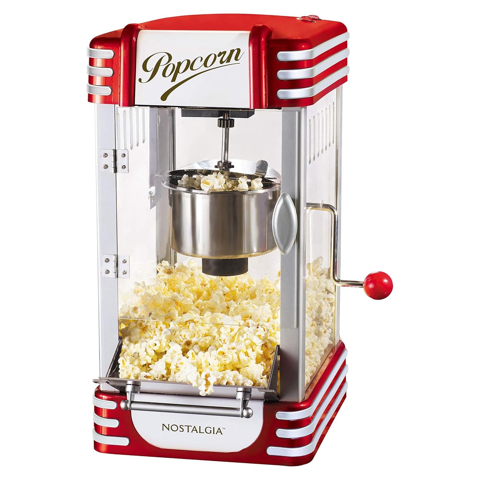 Máquina de Palomitas Nostalgia RKP630 10 Tazas Acero Inoxidable