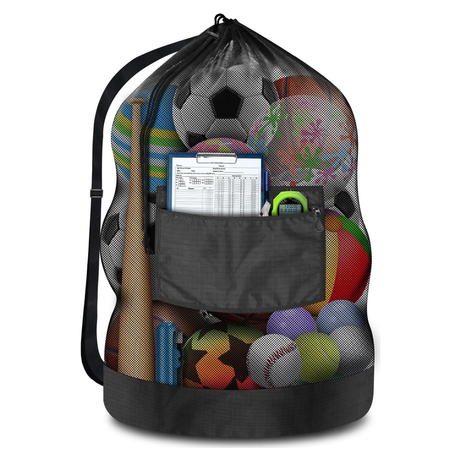 Bolsa de Red para Balones BROTOU 100L Ajustable 76x102cm