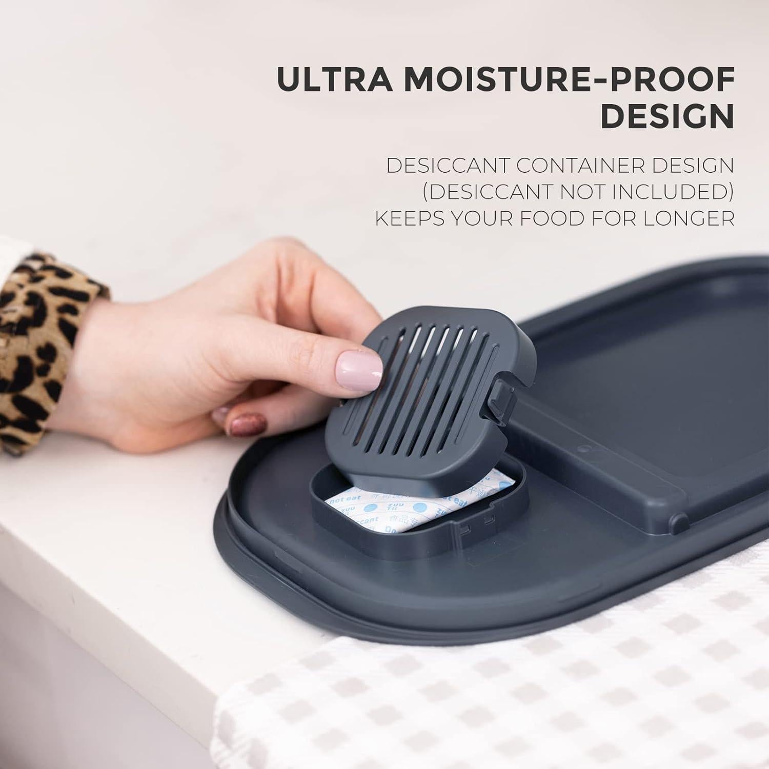 Contenedor de Almacenamiento de Alimentos Zuutii 5kg Gris