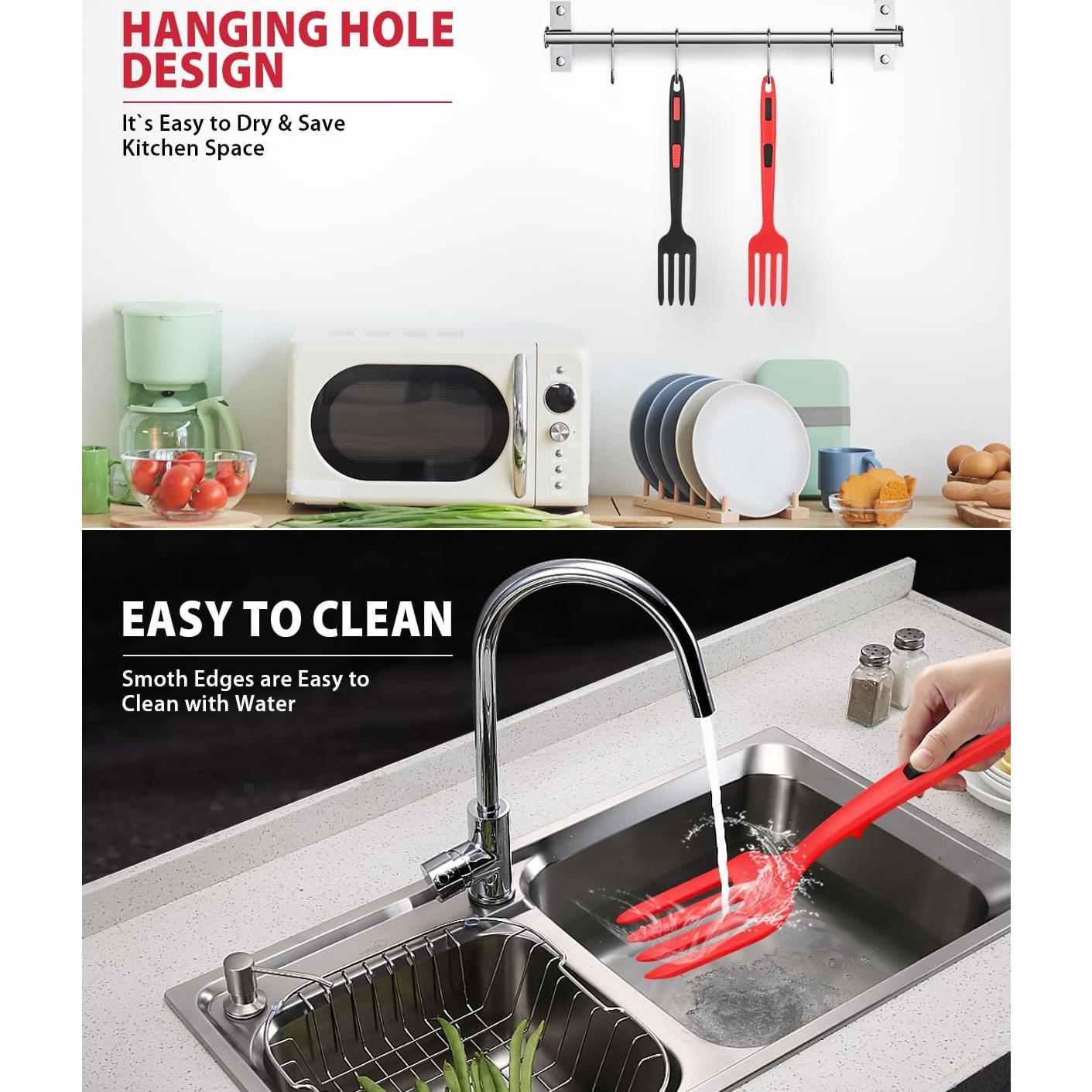 Tenedor de Cocina de Silicona DaiRen 29.5 cm Antiadherente