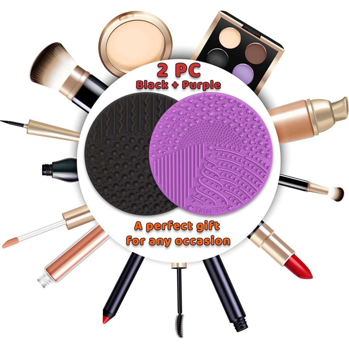 Limpiador de Brochas de Maquillaje YalsFTY Doble Cara 10cm