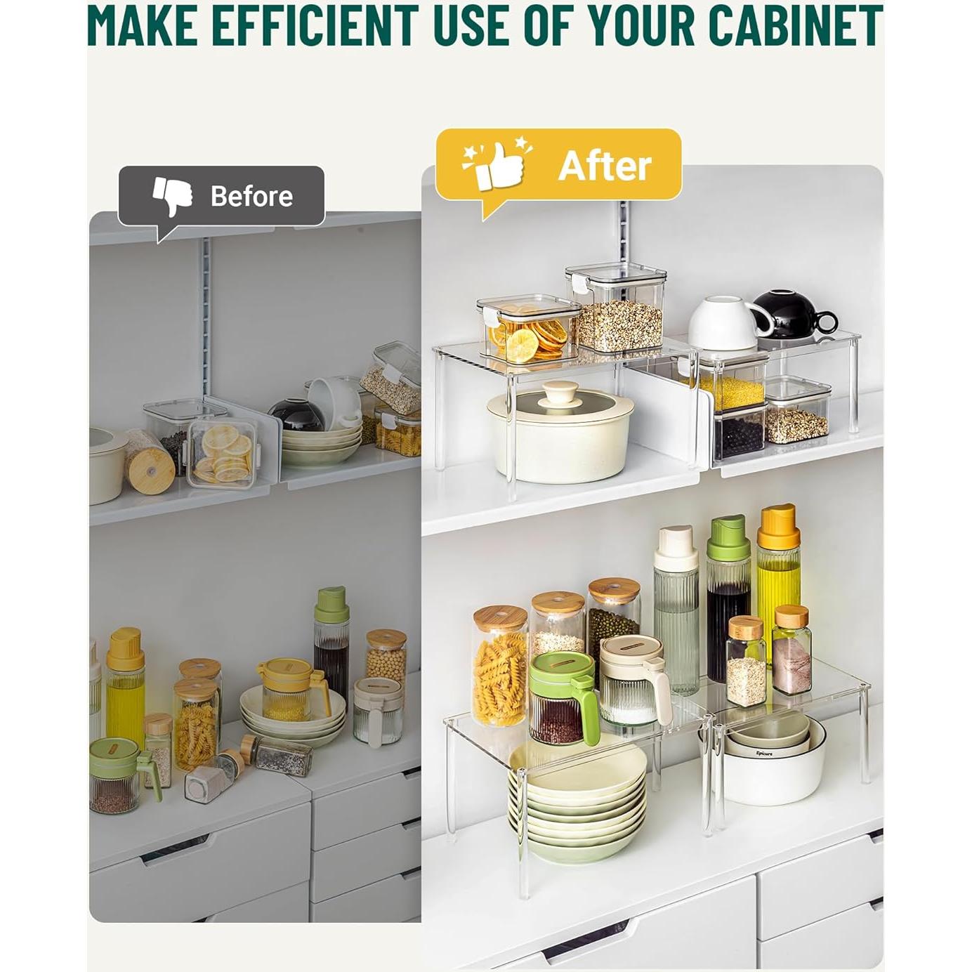 Juego de 2 Organizadores de Gabinete Acrílico Bobomoment