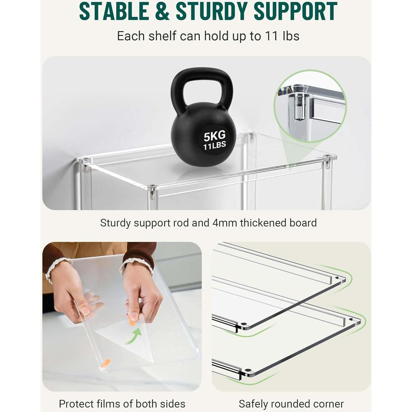 Juego de 2 Organizadores de Gabinete Acrílico Bobomoment