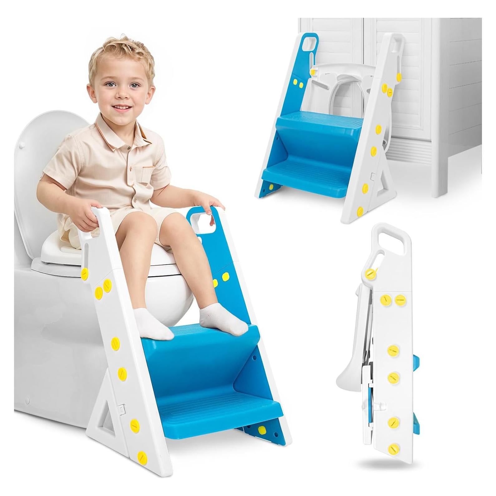 Asiento de Entrenamiento para Baño Plegable BB-100 Azul