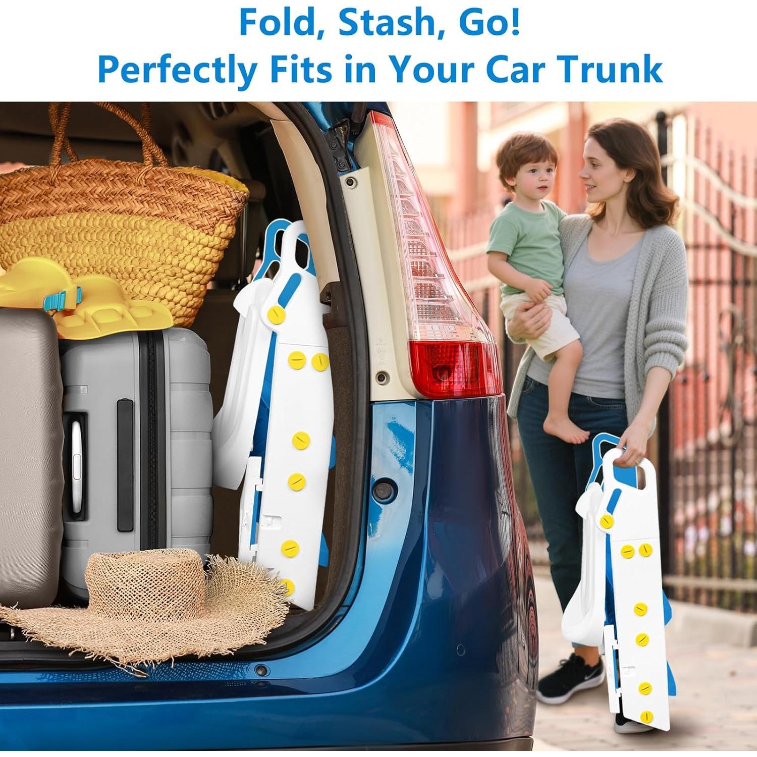 Asiento de Entrenamiento para Baño Plegable BB-100 Azul