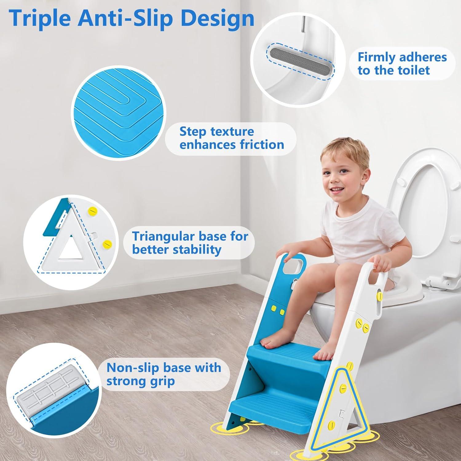 Asiento de Entrenamiento para Baño Plegable BB-100 Azul