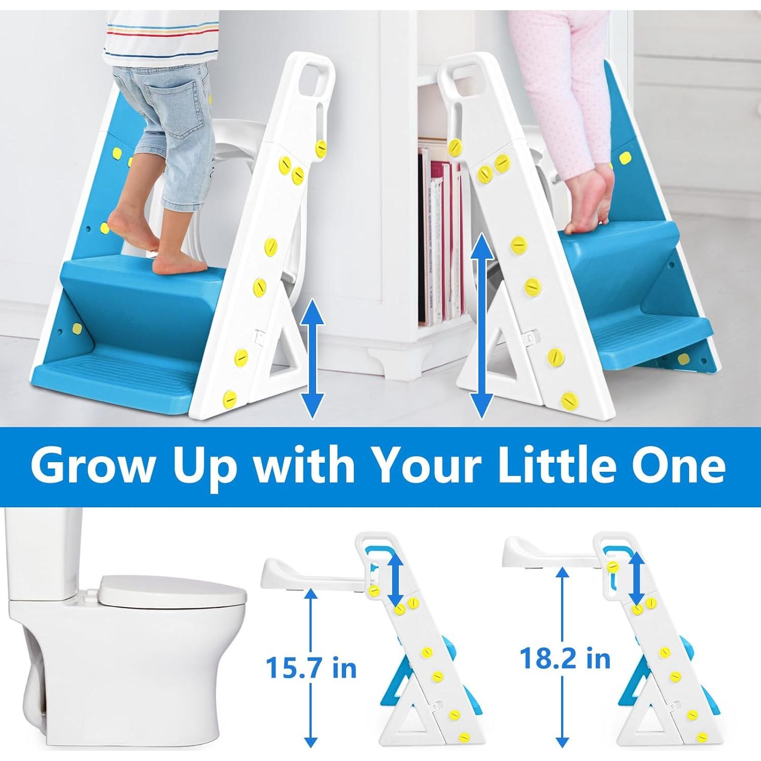 Asiento de Entrenamiento para Baño Plegable BB-100 Azul